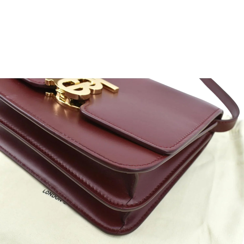 Shoulder Red Bag Leather BURBERRY Lola Tb Pre-owned