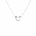 Cartier gold 2PD Necklace/Pendant White K18WG (Good) Pre-Owned Scarab