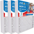 Compatible MERV Filter Lennox MPR by 16x25x3 11 Air Pack16x25x3 Comparable WICKED AIRX FPR 1200 FILTERS with Filter MPR 1000, AIR. 7 Air 3 & to X0581 CLEAN