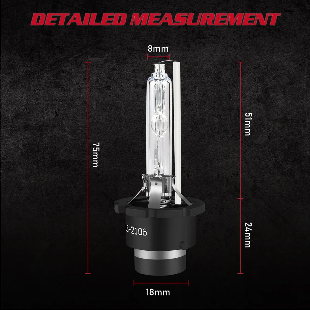 Bulbs 2009 2010 2012 2011 White 2007 2013 Lexus 6000K 2014 Hid ES350 Low 2X Headlight for 2015 Beam 2008 D4S