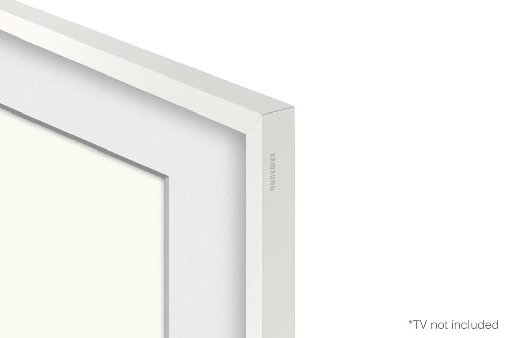 Frame White, HDR with 85-Inch The VG-SCFA85WTBZA Smart Quantum Series Customizable TV, The Class SAMSUNG SAMSUNG 85” Bezel Frame (2022) a for TV 4K LS03B QLED Modern