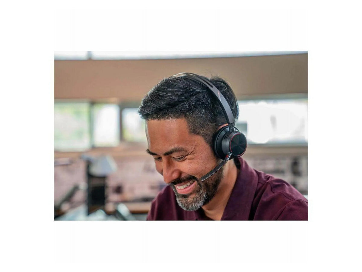 Ear-cup - On-ear Tech... 20 2 USB Type - - - Headset Bluetooth 20 Binaural Noise Poly Stereo Certification - - A kHz Focus Voyager Hz Over-the-head, MEMS - - - - - Microsoft Cancelling, Wireless Teams
