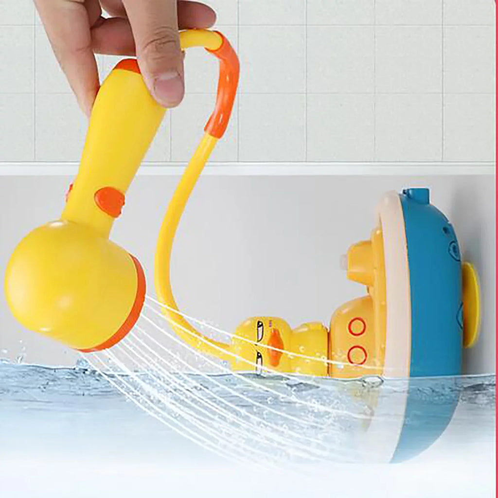 YHAIOGS Kinds TOys, Shower Water 3 Ship Electric Spray Revolving of Ducks TOys, Baby