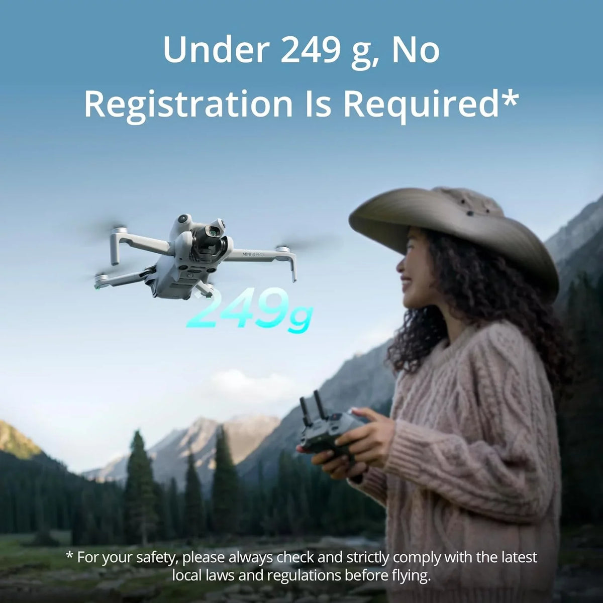 Fly CPS Year Batteries & Extended Accessories 4K Bundle Sensing, Drone Video, Under Pro Screen) 2 Remote 249g, Warranty Mini Omnidirectional Folding Combo, HDR RC More 3 DJI with with (With 3 4
