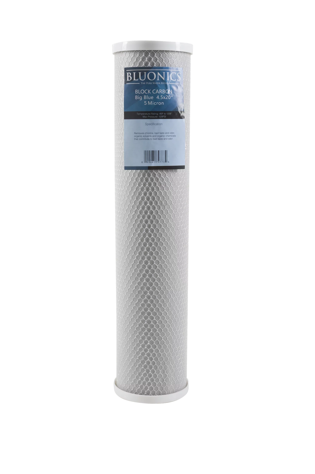 w/Sediment Clear Housings Big Water Filters House Blue Carbon Two Whole with 20" Transparent Blue &