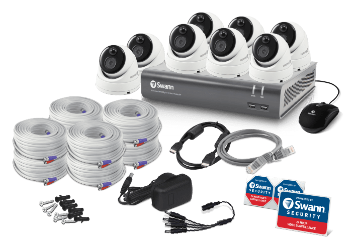 Camera Swann Full Security System - DVR 8 Channel 8 SWDVK-84580V8D HD 1080p