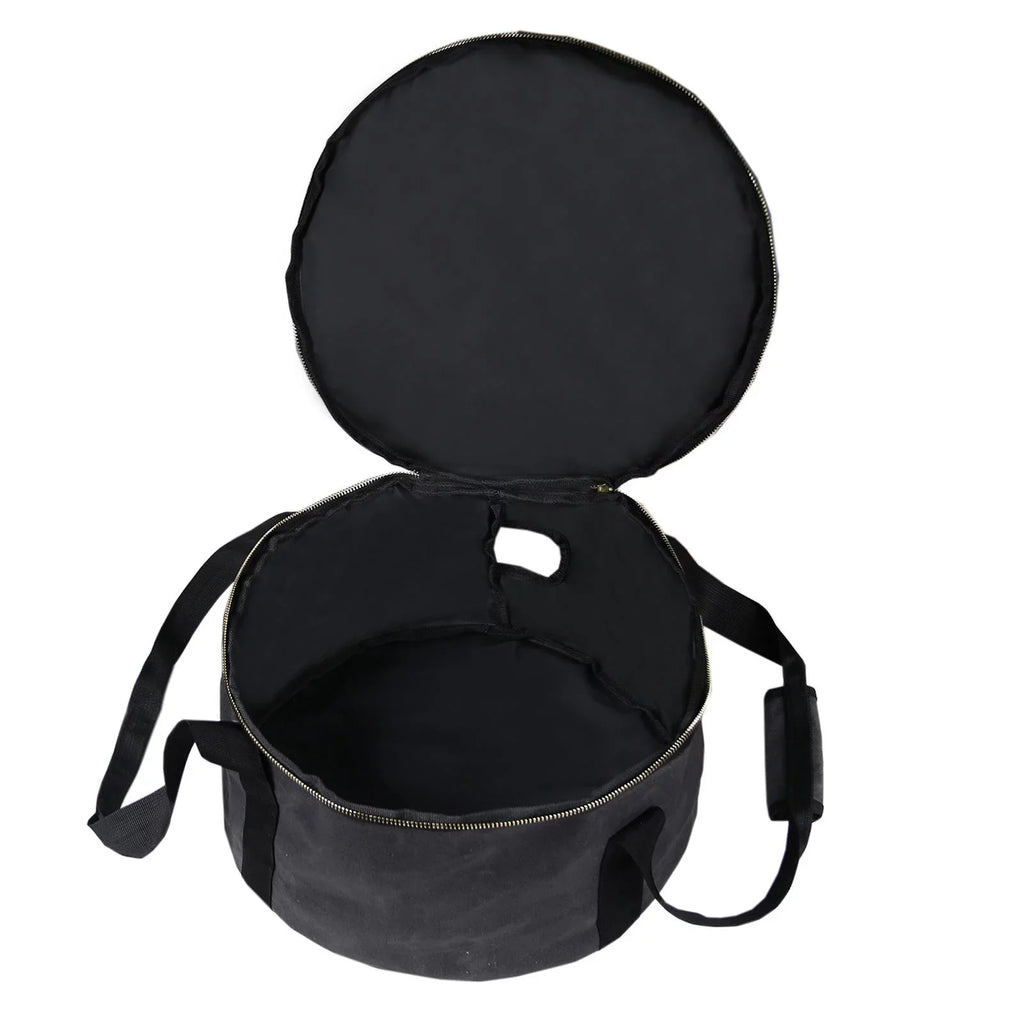 for Dutch Durable Handbag Multipurpose Bag Carry Cookware Bag - Activities Container Gray Storage BBQ Oven Camping Accessories ,Outdoor ,Fishing 12"