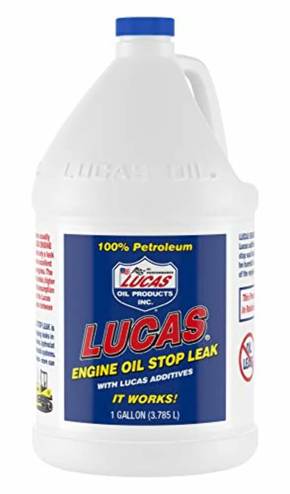 Engine Oil Oil 10279 Engine Lucas Oil Leak, Bottle Stop Size Gallon Additives,