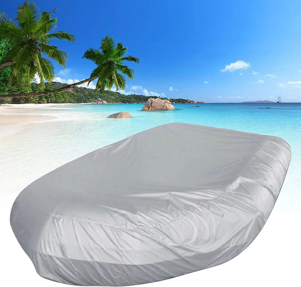 Cover Durable Inflatable Boat Grey Silver Dinghy Dustproof Boat Waterproof Cover