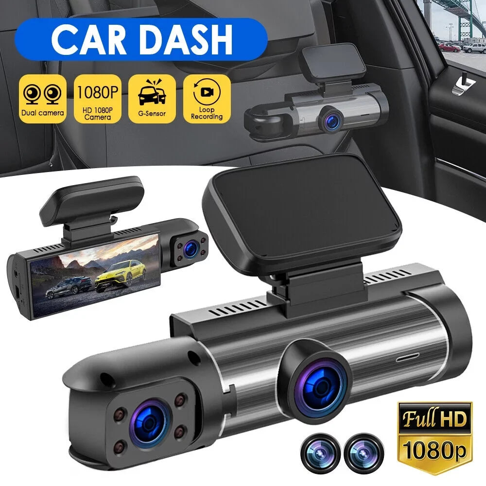 Parking Vtin Lens G-sensor Recorder 1080P Dash Car Video Monitor Cam HD Dual Camera