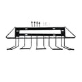 Wall Accessories Tier Shelf Design Wire Easily Metal Easy Mount Utility Floating Access for Heavy Two Assemble Rack Storage Tool Duty