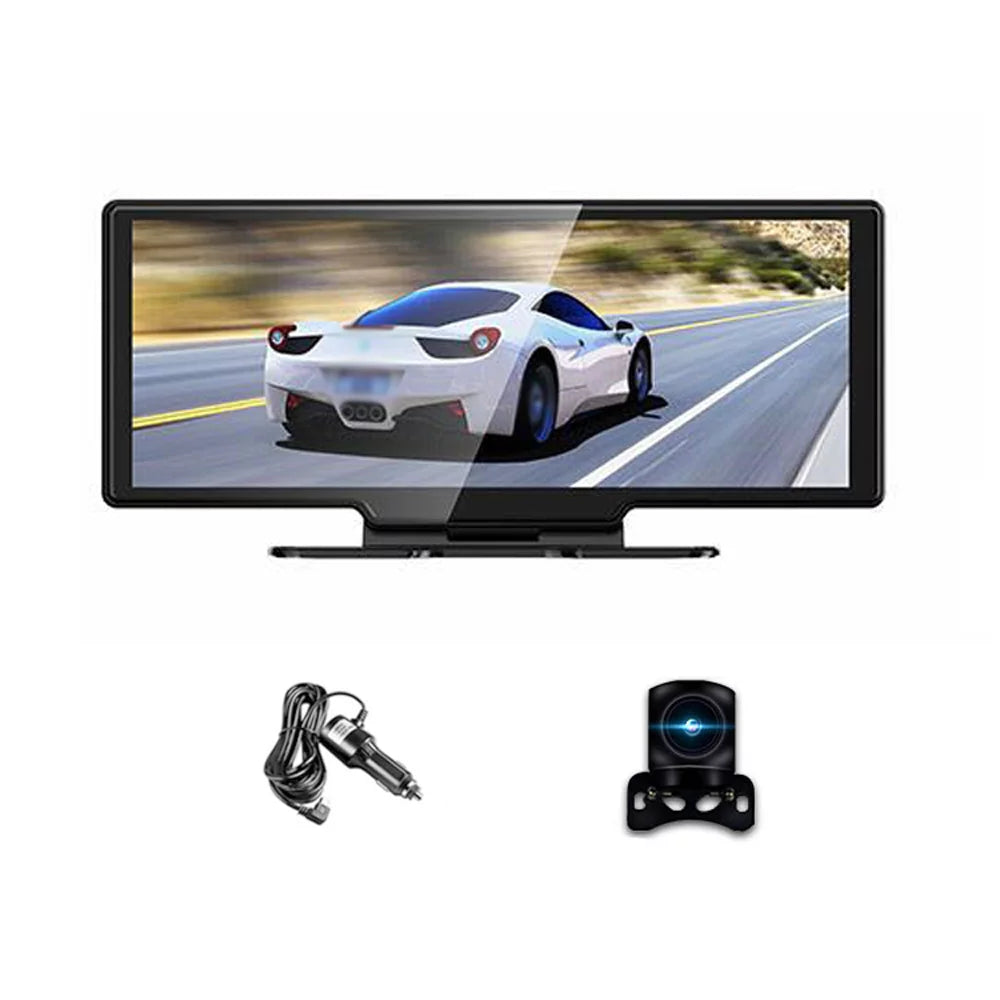 10.26 & WiFi Cam Auto - Calling Dash Recorder 4K - - Touchscreen - DVR Loop Front - Rear Android G-Sensing, Monitor Inch Supported Recording, Built-in Driving Hands-Free Parking Carplay,