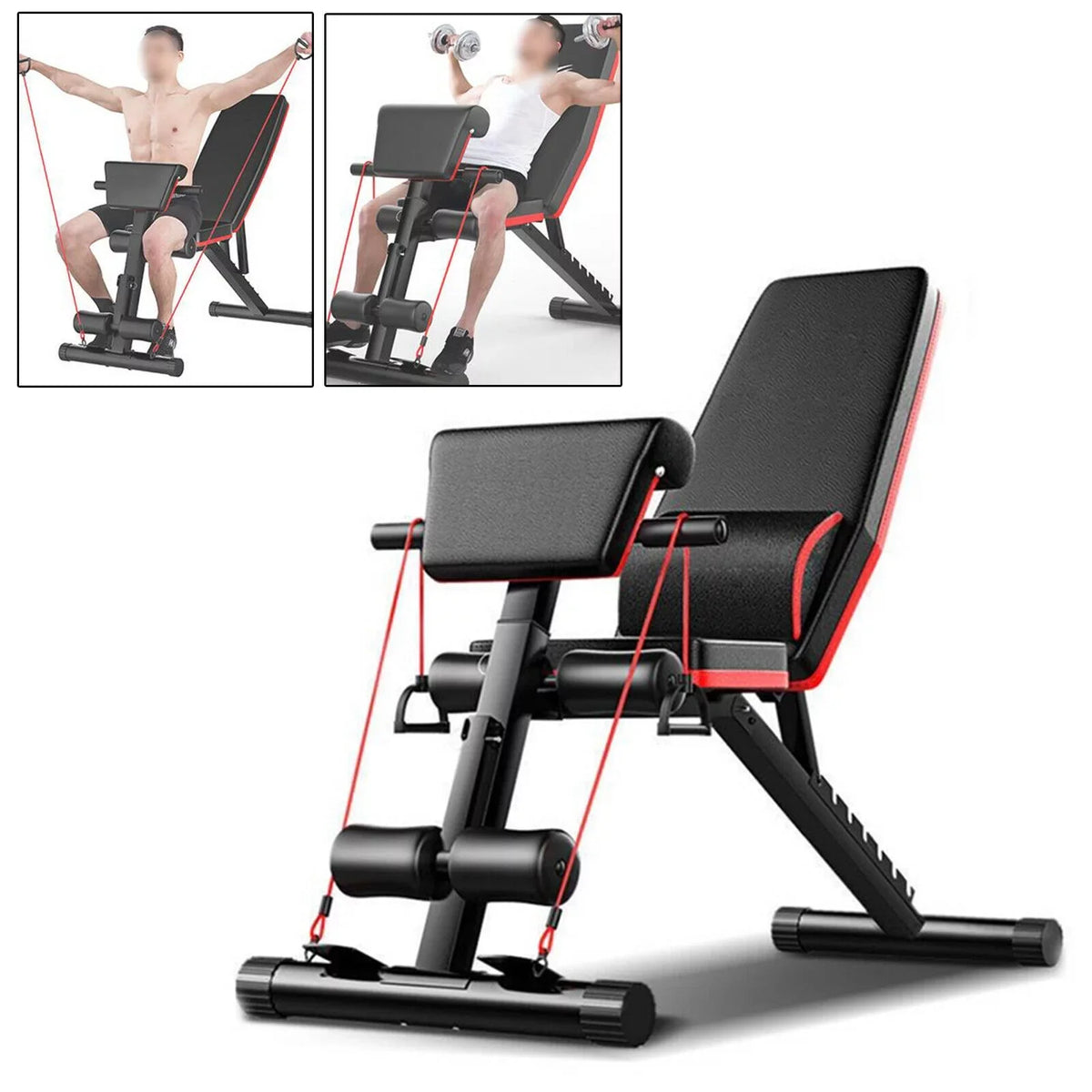 Weight Workout for 160kg Home 352.7lb / Bench Multifunctional Adjustable Gym