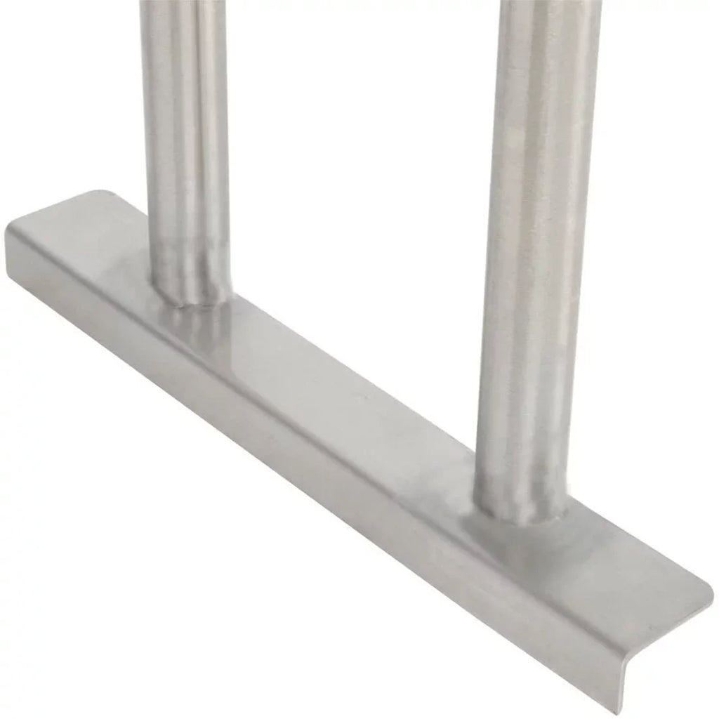 Wide x 72" Shelving Shelves With Kitchen Work Metal Overshelf 12" Double 30" Tier Combo | Two Table & Table Stainless Steel Prep |