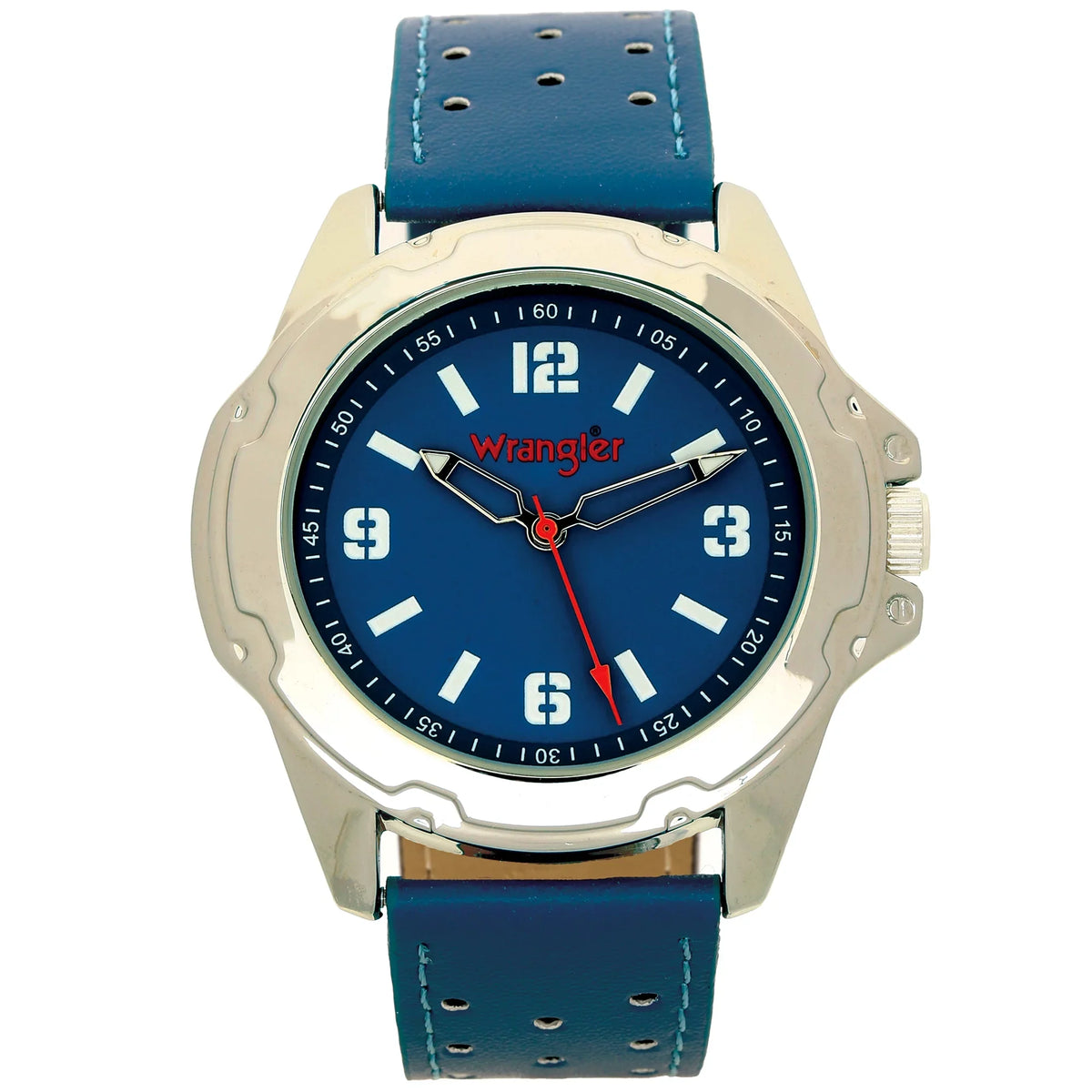 Strap Watch 44mm Wrangler Round Blue