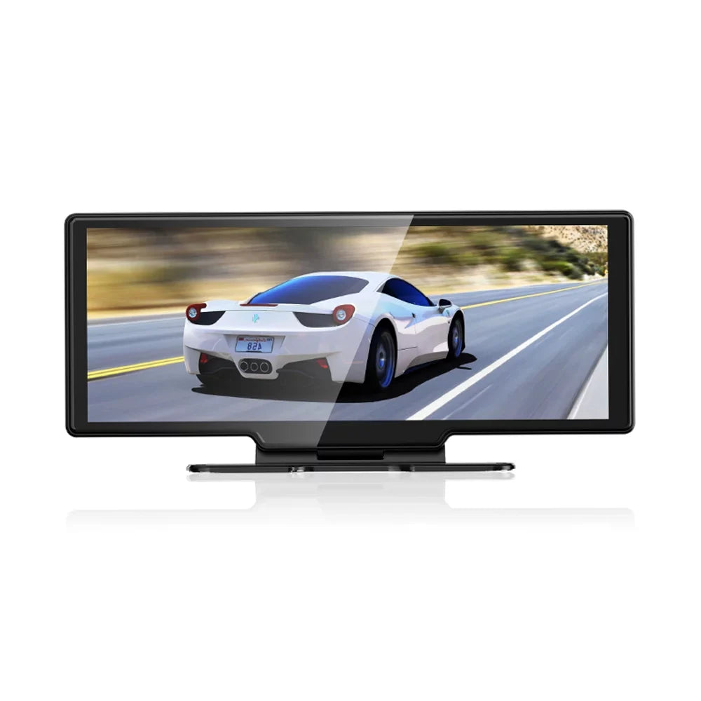 Driving Parking Auto Calling WiFi 10.26 Monitor Recorder Camera Touchscreen Inch Recording Loop Hands-Free Built-in Support Eccomum G-Sensor & Carplay Rear DVR Dash for Android with 4K Front