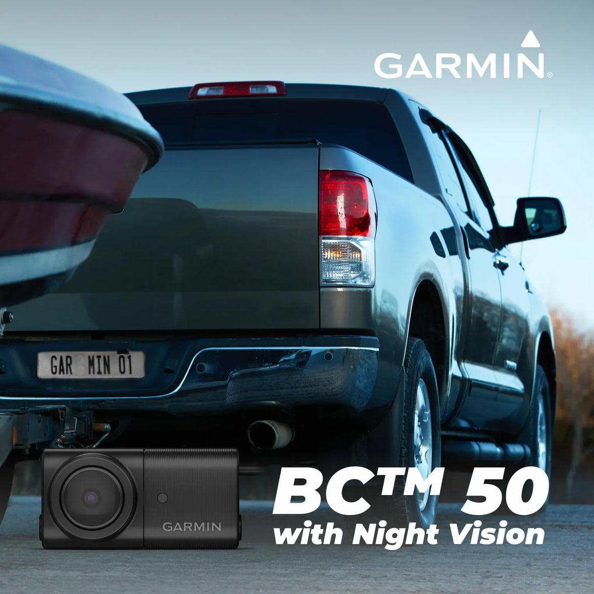 Range 50 Wearable4U Trucks, Power NightGlo Pack Bundle Wireless Trailers Night with – with Weather-Resistant, RVs and 50ft BC Lens, Camera, Illumination, Backup Garmin Vision for 160-degree