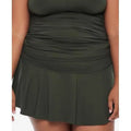 Ruffled Plus 18W OLIVE Swim Lauren Skirt, GREEN Ralph Size US