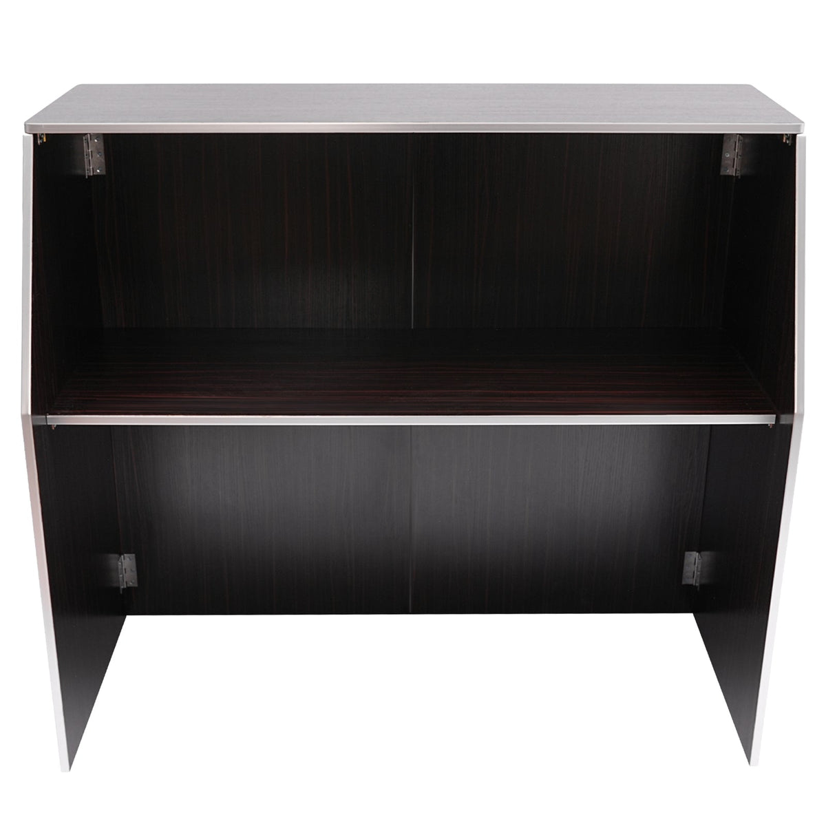with Brown Foldable Portable Aluminum Cabinet bar 19.5x47.75x42.75in Event Edging TOOL1SHOoo