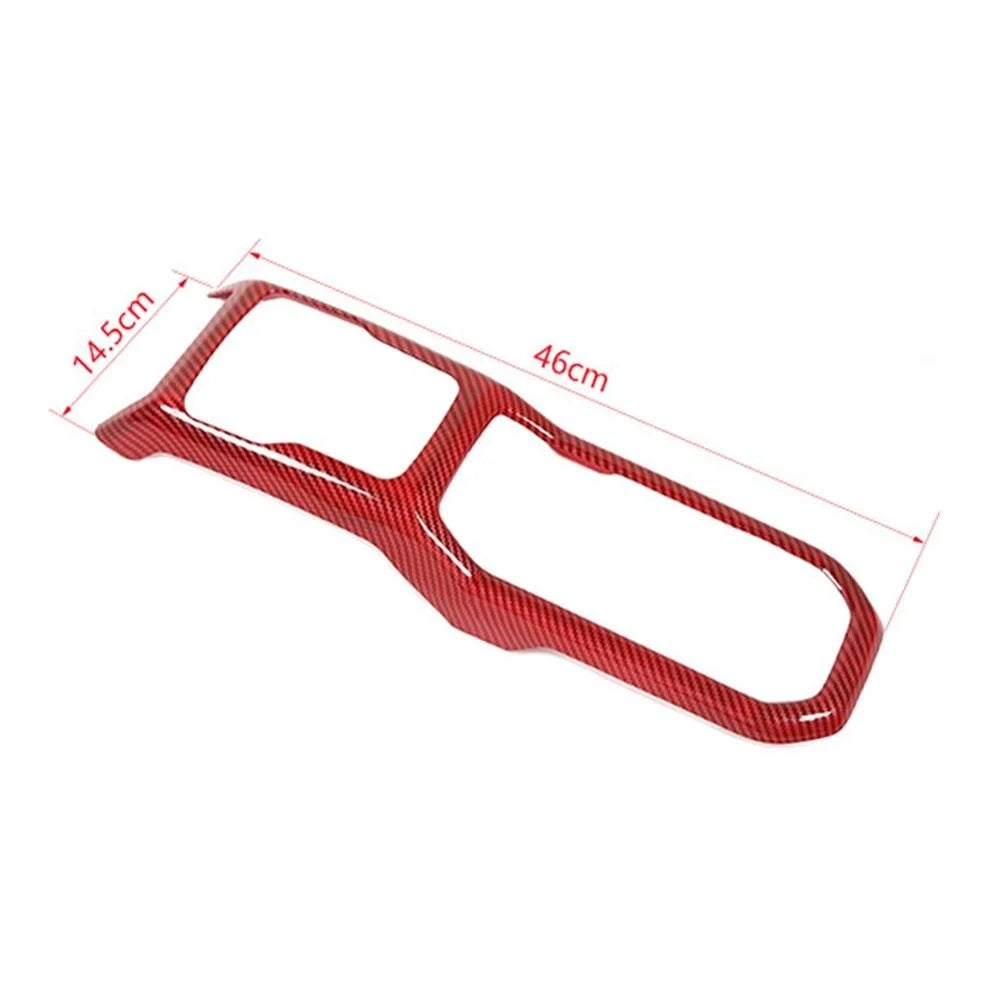 Jeep Gear Panel Cover Trim For Cup Holder Carbon Shift Red Teledu Wrangler Parts