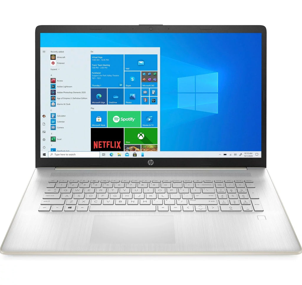 900 RAM 512GB Pale UHD - HP Gold - 17CN0034DSREF SSD 7505 - 1600 17.3" Graphics 11 Intel Pentium Gold x - - Intel Notebook Windows - - 8GB - Home (Refurbished) HD+ Restored