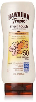 SPF 3 Sheer Oz Sunscreen, 8 Touch Lotion Tropic 50, each Hawaiian Pack
