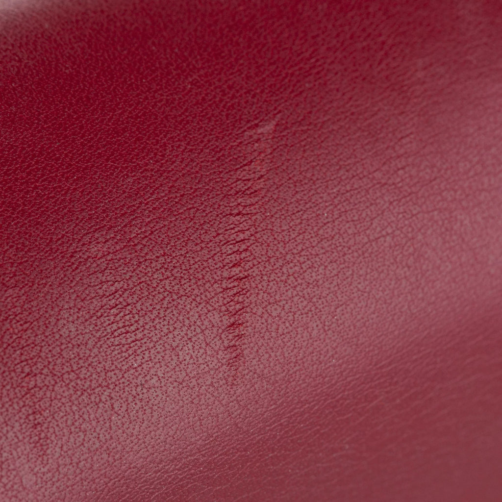 Bag Leather Red Calf (Good) Small Pre-Owned Padlock Women Crossbody Gucci