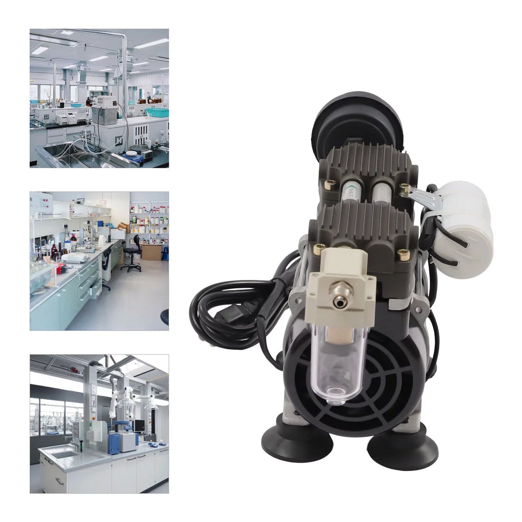 Industrial 95Kpa 100W Vacuum Air with Oilless Free Pump Vacuum Filter Pump Oil