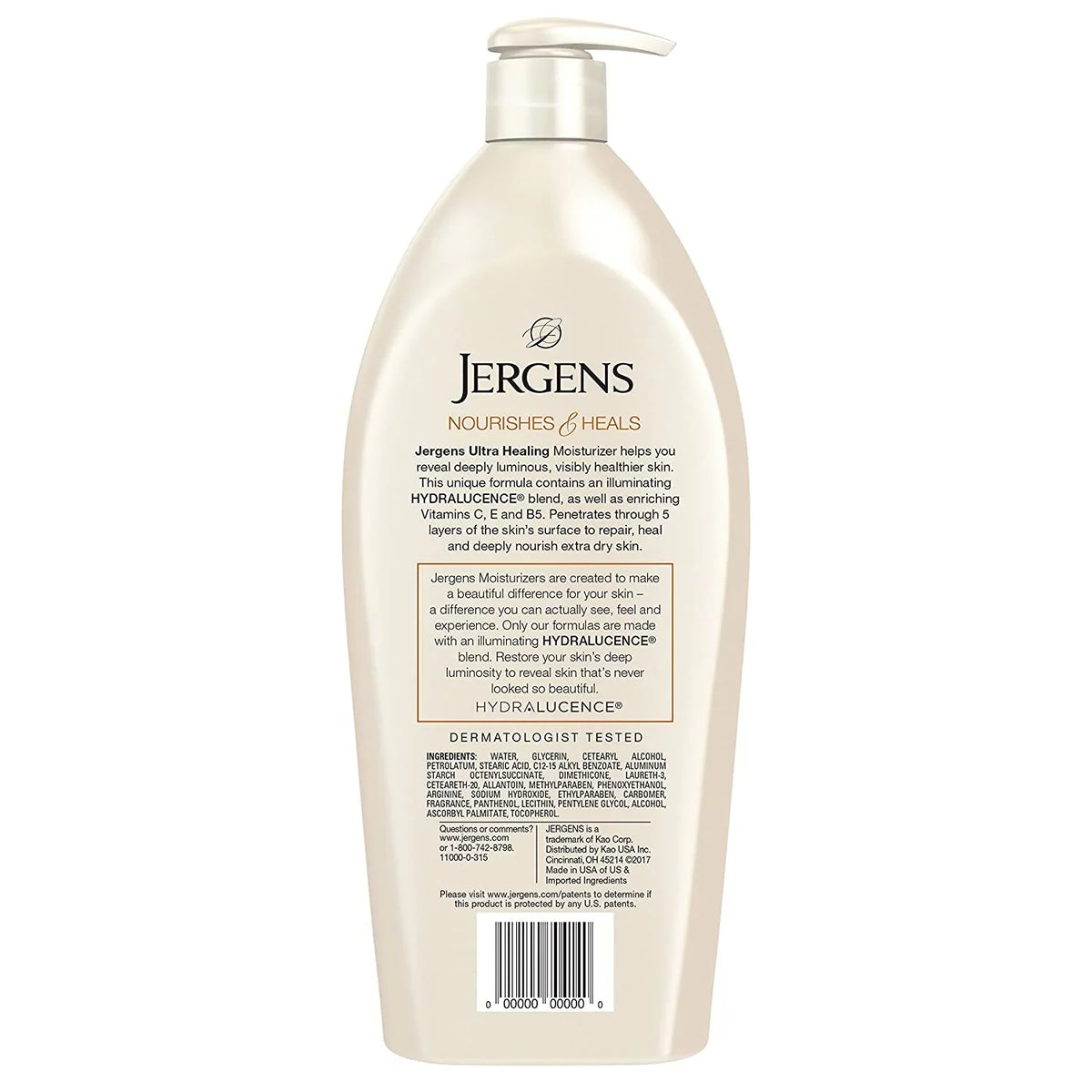 Jergens Moisturizer Dry (Pack of Ultra 32 Skin Extra oz Healing 2)