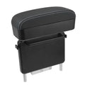 White Armrest Box Adjustable Center Armrest Car Storage Seat with Leather Organizer Line Box Gap Armrest PU