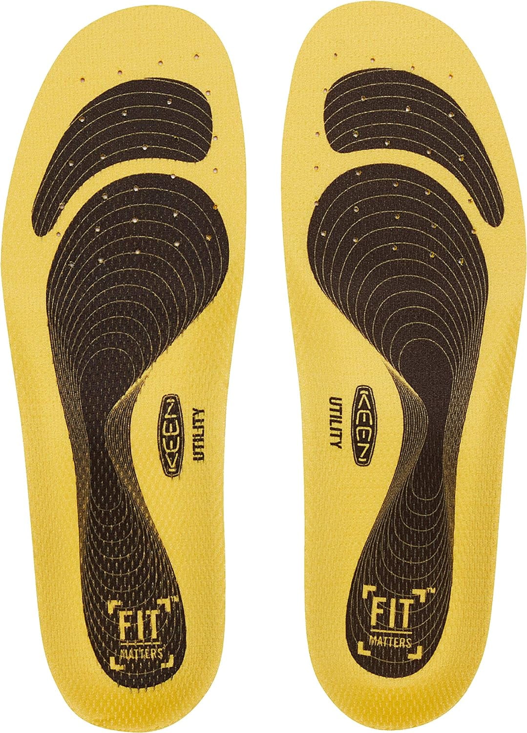 K-10 Support in Insole with for Arch Neutral Yellow Work L KEEN Replacement Utility Mens Pad Boots Heel