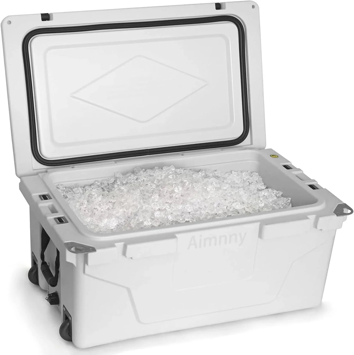 Box Cooler Chest 65QT, Portable Ice Insulated Capacity Extra Large