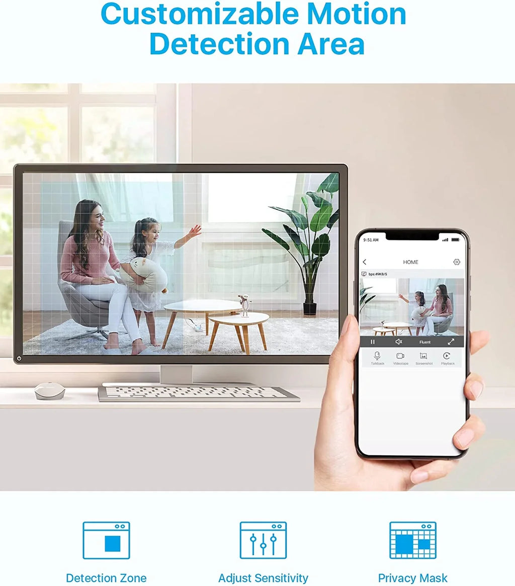 Security 1080P 8CH 4-in-1 Surveillance DVR System TVI Definition Recorder H.265+ High Camera HD For Motion Hybrid Detection Video ZOSI Network CCTV