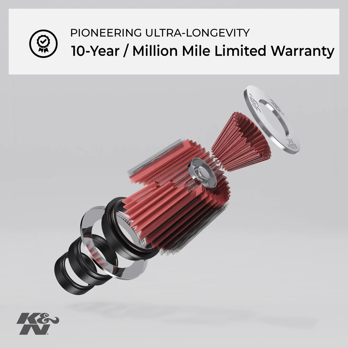 Filter: E-3321 Duty: Engine Heavy Premium, Replacement Air Performance, Industrial Filter, High K&N Washable,