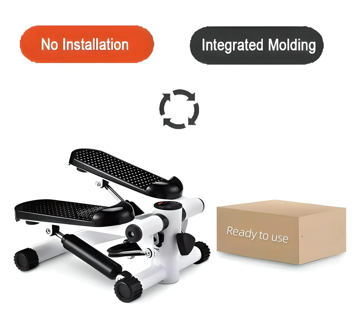 with Stair Exercise Equipment with LBS Steppers Home Home Fitness, for Workout Home, Stepper Mini Exercise Portable Loading at for Bands Stepper Stepper 331 Resistance Capacity,
