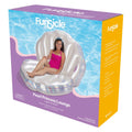 Water & & Pool Pearl Toy, Capacity - 58.5x55x40", Pearlized Water Lounge Funsicle: Float, 220 Inflatable lb Design, Holographic Princess