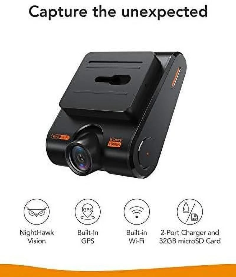 Resolution by black Roav AK-R2122011 Open 60 fps DashCam Full S1 Anker 1080p Box HD
