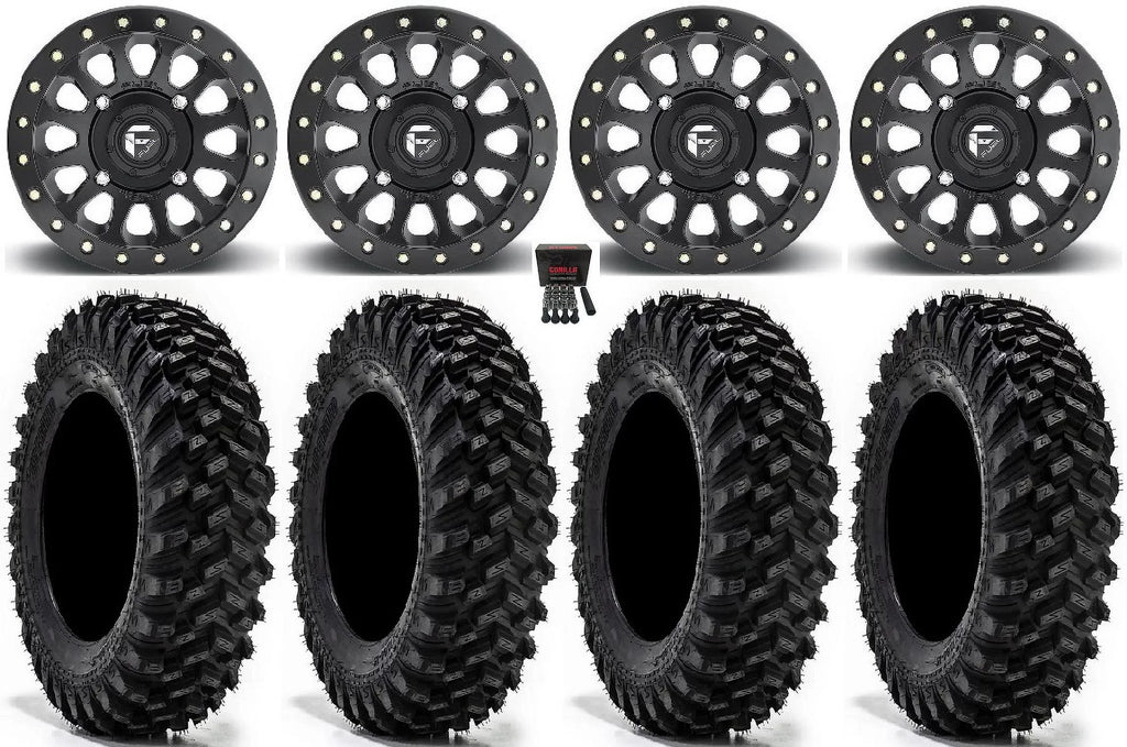 XT Tires Beadlock 14" RZR Vector Sportsman Ranger Warrior Fuel 32" Wheels Bk