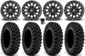 XT Tires Beadlock 14" RZR Vector Sportsman Ranger Warrior Fuel 32" Wheels Bk