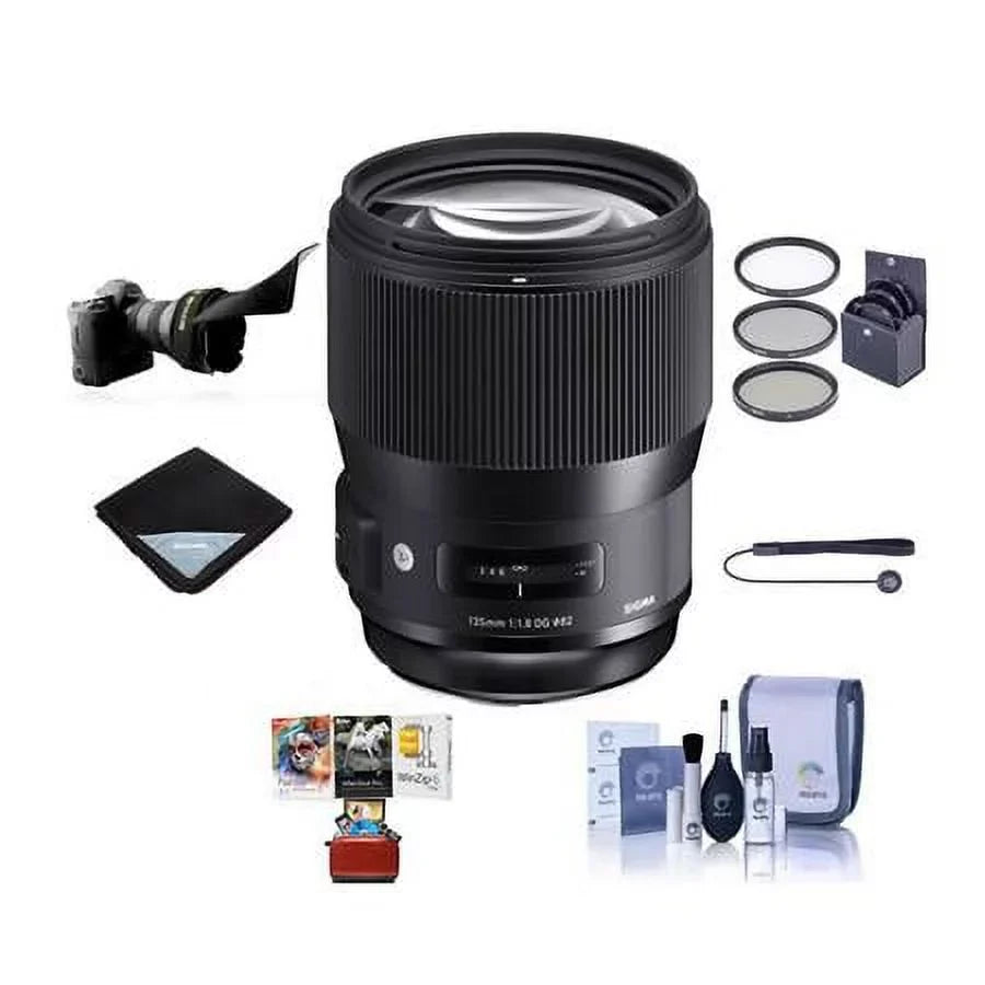 Kit, Bundle Tether, Sony , HSM ART f/1.8 Filter Flex 82mm Lens Lens Software E, DG 135mm Shade, Cleaning Lens Kit Kit, Mac with Cap for ProOptic Wrap, Lens
