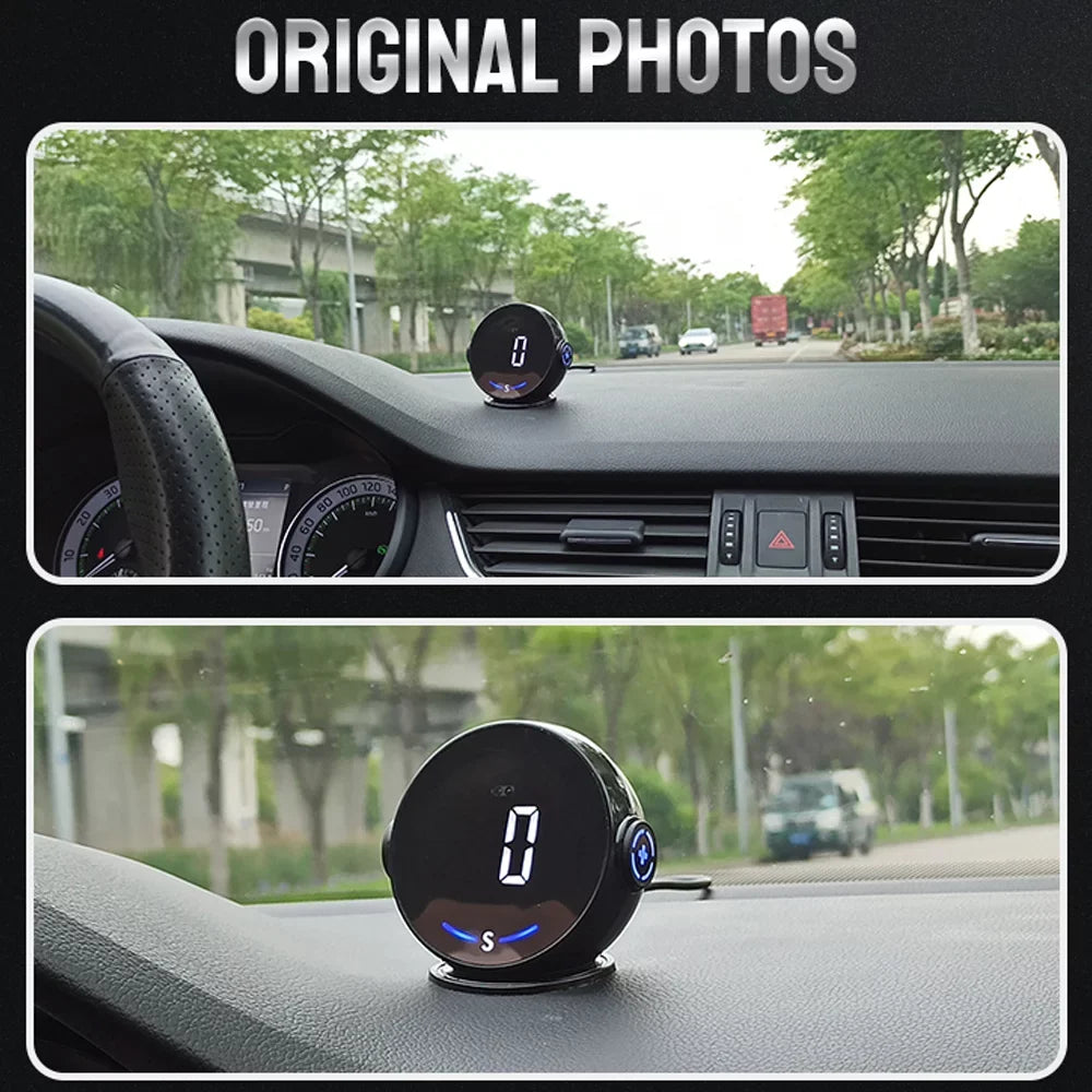 Clear Meter Digital Setup Altitude ammoon & Display, Display Speedometer Head Easy GPS Speed H600G Car