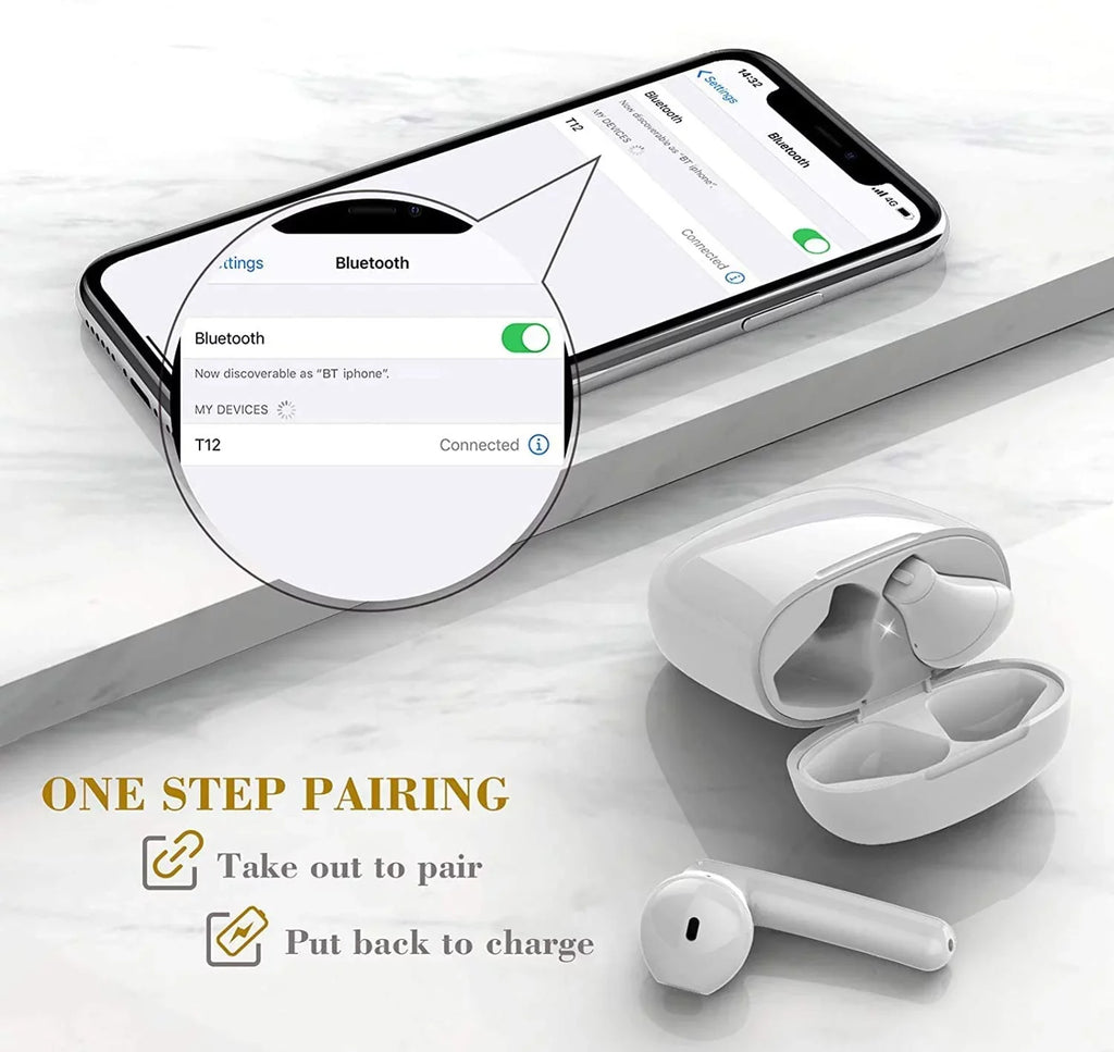 '- Earphones, TWS True Pixel For 7a Stereo Mic Hands-free Headset Earbuds Google B4K Case Charging Headphones Wireless