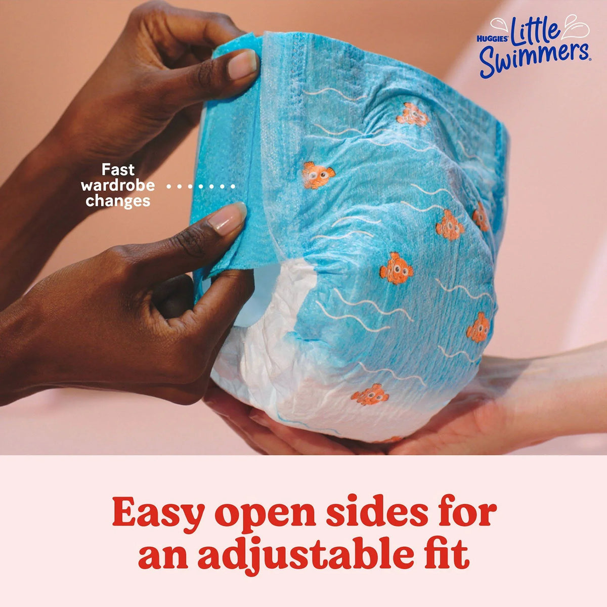 (CS/88) Swimmers Medium Huggies Little Diaper, Swim