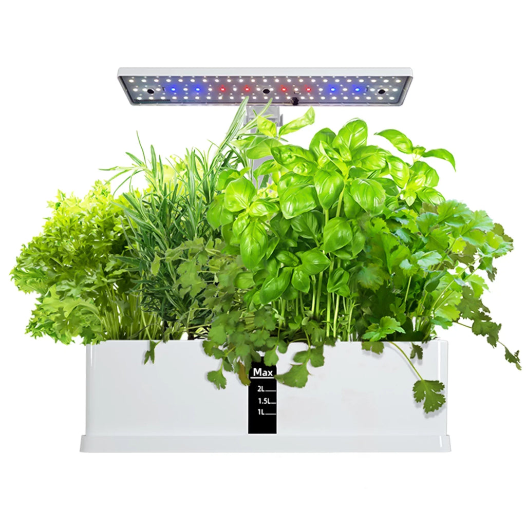 Kitchen Hydroponic Height LED Perfect and for Smart Indoor Office, with Adjustable Home, Garden – and Pinnaco Kit Timing