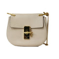 BRB01000000002558 Chain Leather Pre-Owned (Fair) Bag Beige Chloe Shoulder Chloé Ladies