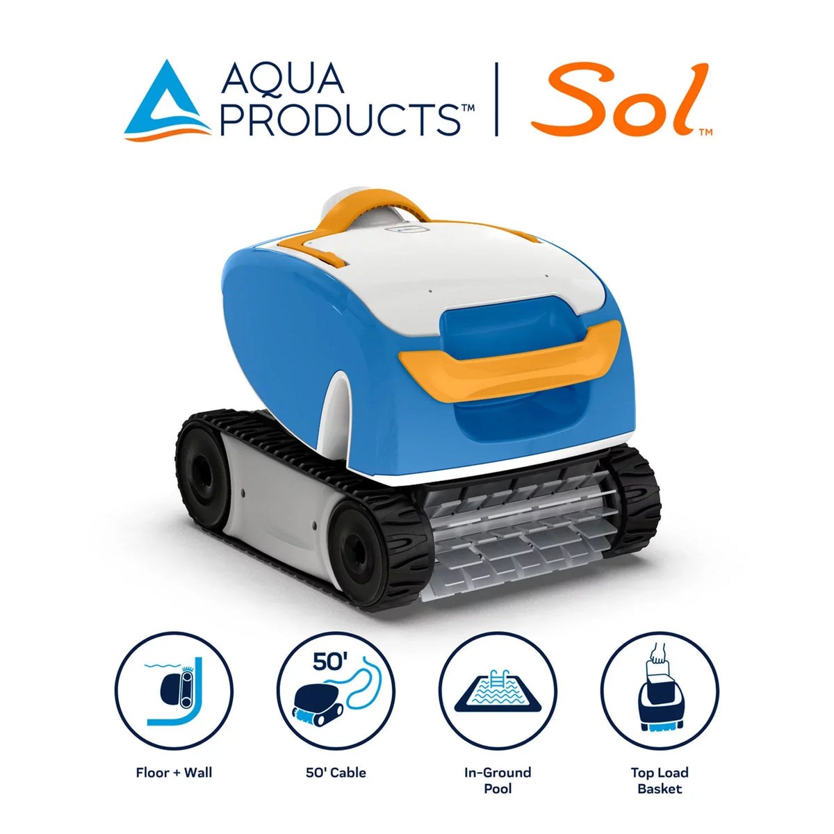 Swimming In Ground Automatic Robotic Products Cleaner Aqua Sol Pools Pool for