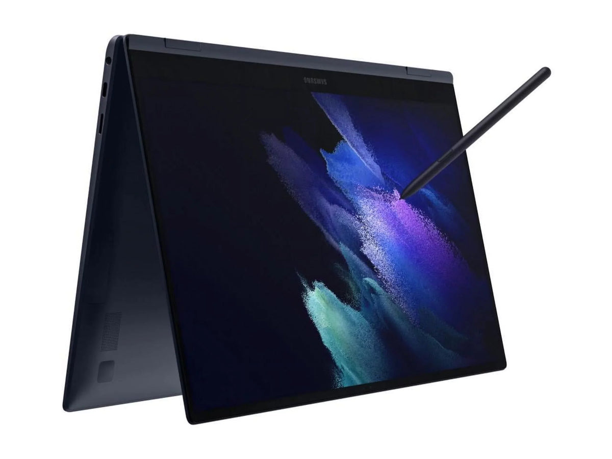 PC Samsung Blue W10H, Book Laptop Pro 15.6" 16GB Gently i7-1165G7 Used NP950QDB-KB1US-RB 360 FHD Navy 1TB Notebook