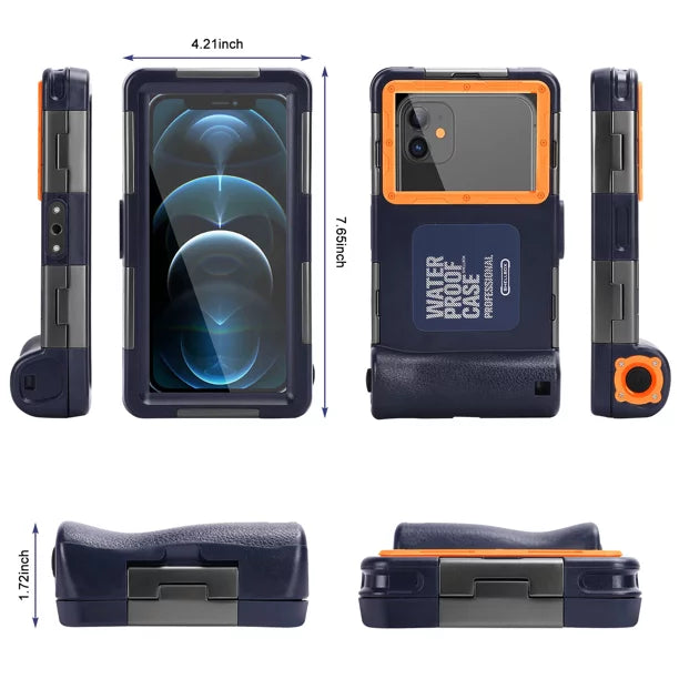 Underwater Housing Lanyard for [15m/50ft] Up Protective Photo Swimming Phones all Case LCD And Video with Surfing to Inch UrbanX 6.9 Professional TCL 5G Diving Waterproof 30 Snorkeling