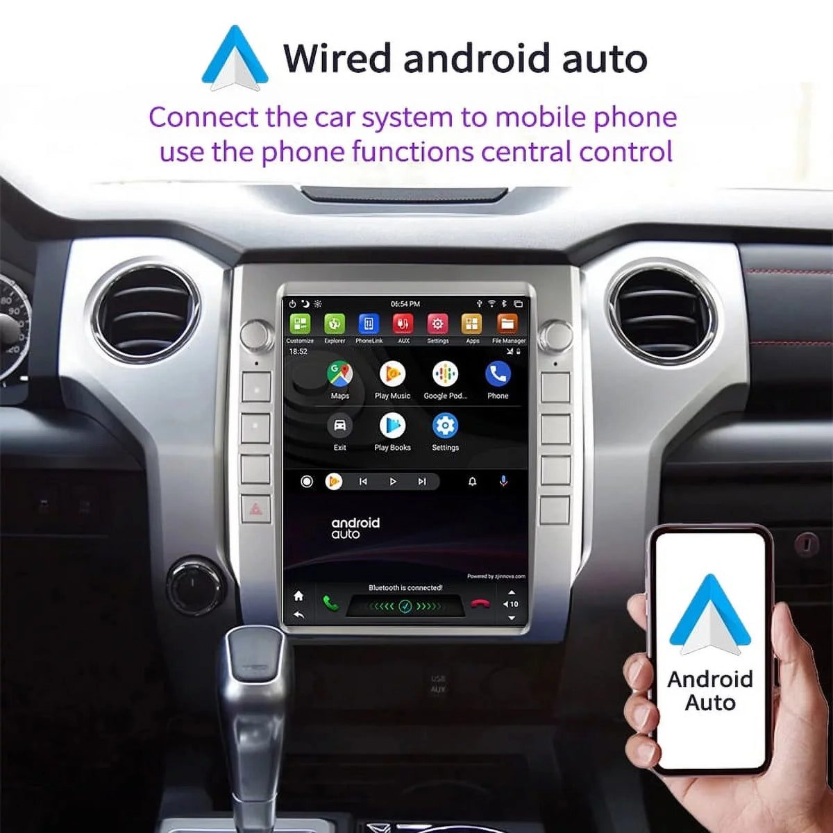 For Auto Android Tundra 2014-2020 , , Player Carplay Car Multimedia Head Toyota 4GB+64GB Radio Stereo Inch Car Built-in Unit Android 12.1