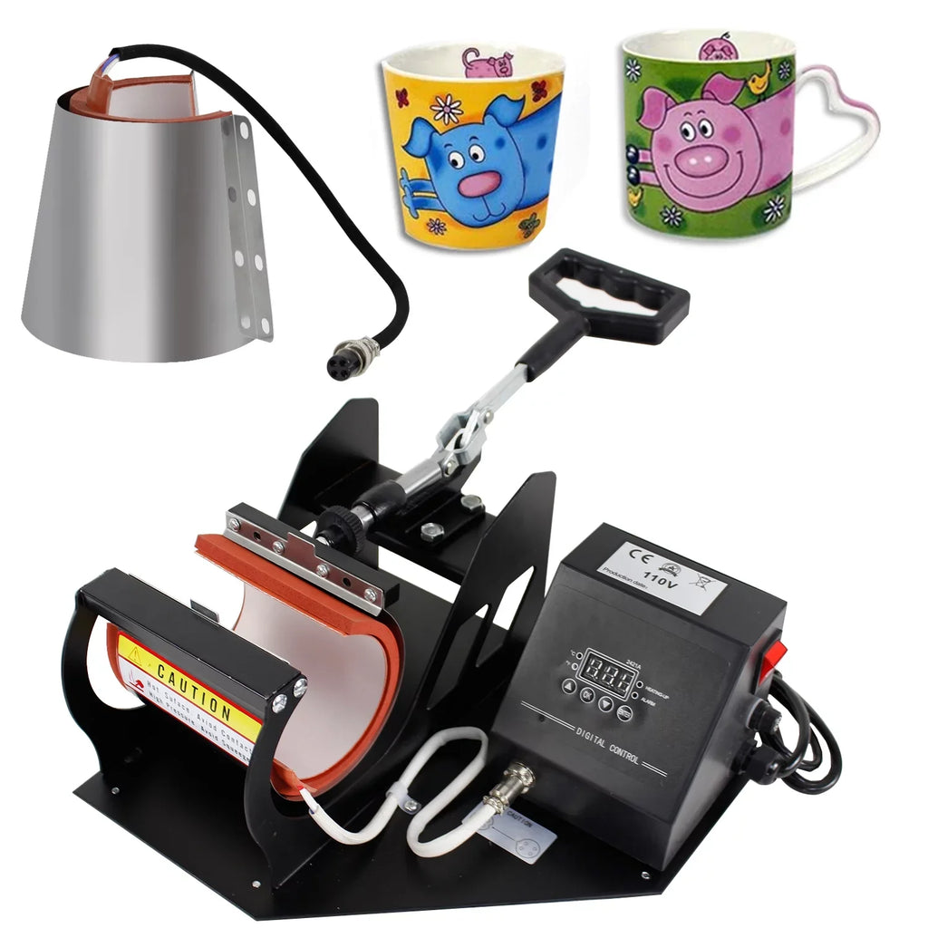Transfer Coffee in Press 1 Mug Heat ZENSTYLE Cup 2 Digital Sublimation Machine
